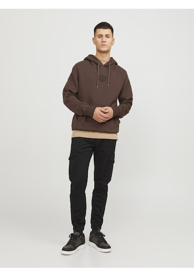 Jack & Jones Erkek Yandan Cepli Kargo Pantolon - Paul Flake - 12139912 Black Siyah