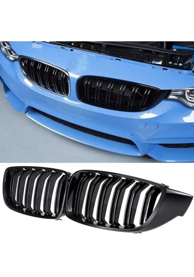 Bmw 4 Serisi F32/F33/F36 2013-2019 M4 Böbrek Cift Cizgi