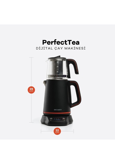 Dx-1321-bl Perfecttea Dijital Çay Makinesi, Siyah Diğer