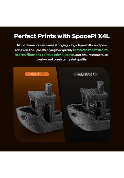 4 Makara İçin Creality Filament Kurutucu, Spacepi X4l, İki Bağımsız Isıtma Odası, 75 C'ye Kadar Sıcaklık, Lcd Dokunmatik Ekran, Pla Petg Abs Tpu Pa İçin Filament Kurutma Kutusu 4 Makara İçin Creality Filament Kurutucu, Spacepi X4l, İki Bağımsız Isıtma Odası, 75 C'ye Kadar Sıcaklık, Lcd Dokunmatik Ekran, Pla Petg Abs Tpu Pa İçin Filament Kurutma Kutusu