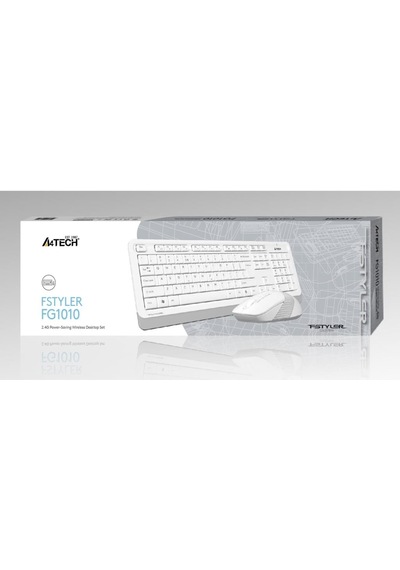 A4 Tech Fg1010 2.4G Beyaz Q Fn-Mm Klv+Optik Mouse Set - 556718008