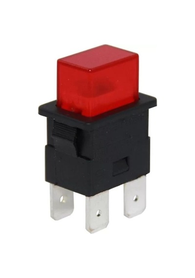 Hubrendy Sh Ic-180h 4 Pinli 220 Volt Kalıcı Basmalı Işıklı Anahtar Ps23-16n