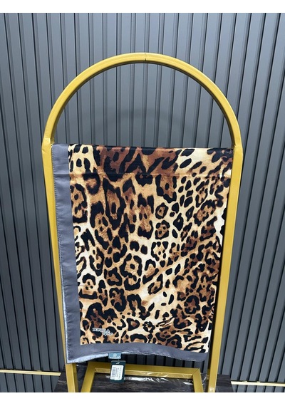 Bonjela Soft Pamuklu Şal Leopar Desen Lbs1006-33732 Çok Renkli