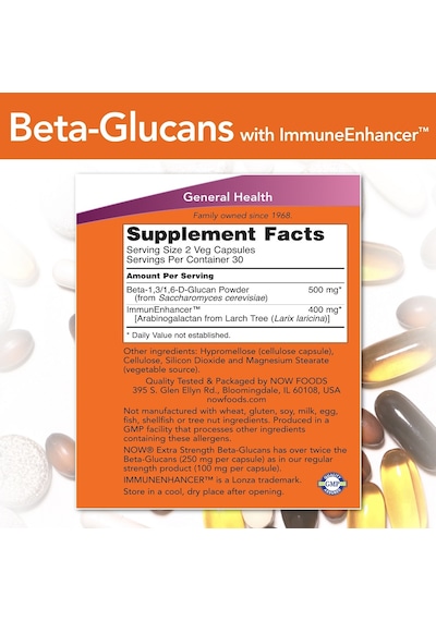 Beta-glucans Beta-1,3/1,6-d-glucan Saccharomyces Cerevisiae With Immunenhancer Arabinogalactan From Larch Tree Larix Occidentalis