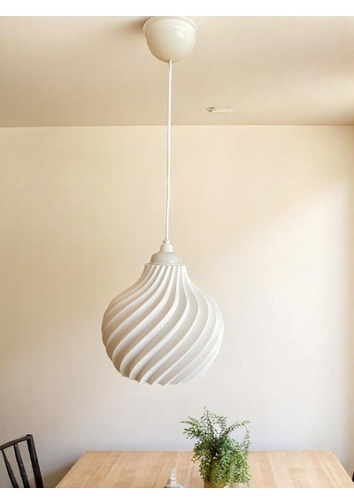 Mummy İskandinav Tarzı Modern Sarkıt Avize Nestvibe Beyaz