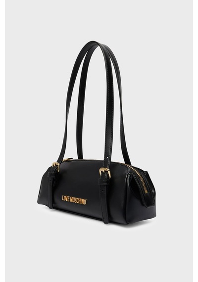 Love Moschino Logolu Ayarlanabilir Omuz Askılı Çanta Bayan Çanta Jc4101pp1ply0000 Siyah