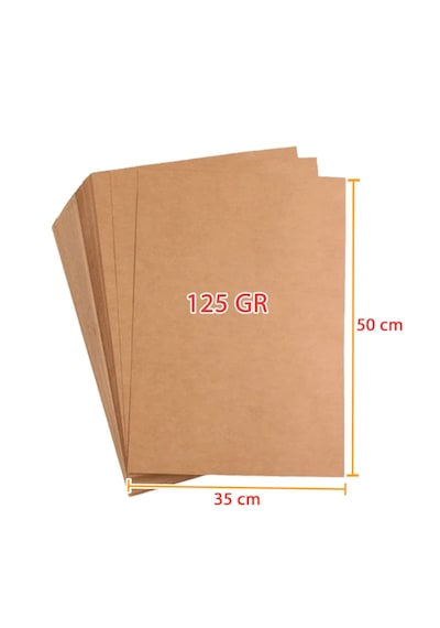 Kraft Araç Araba Oto Paspas Kağıdı Baskısız 25 Adet 35x50 Cm