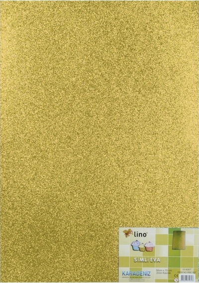 Lino Eva 50x70 Cm.altın 2 Mm Simli Çok Renkli