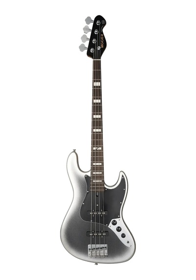 Mooer Mbj412dsl Jazz Bas Gitar Dark Silver