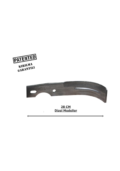 Demiray Federli Çapa Makinası Bıçakları 28 CM Büyük Boy 24 Adet