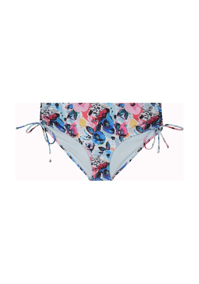 İpli Yan Bağcıklı Bikini Altı Düz Kesim Çok Renkli