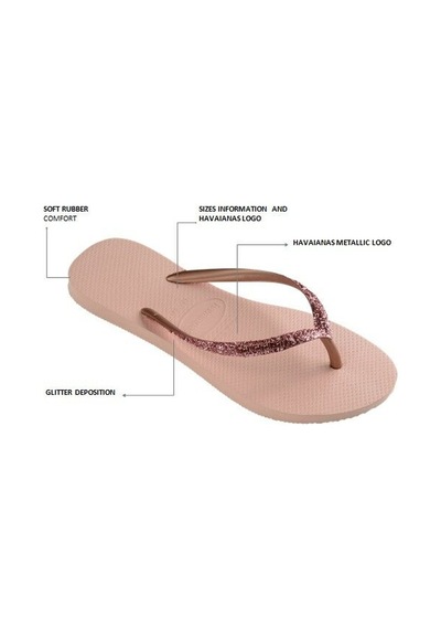 Havaianas Slim Glitter Iı Ballet Blush Kadın Terlik 41-42 Pembe