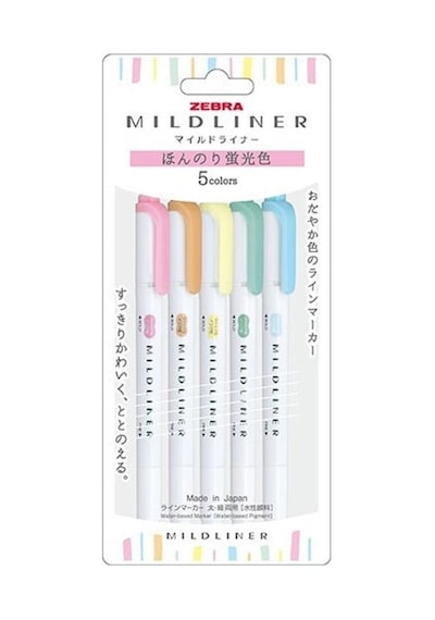 Zebra Mildliner Fosforlu Kalem 5'li 5c-n Set Wkt7-5c-n Diğer