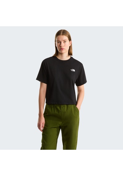 The North Face Evolution Simple Dome Crop Rlx Ss Kadın Tişört C-the0a8fdhjk3jk3 Siyah
