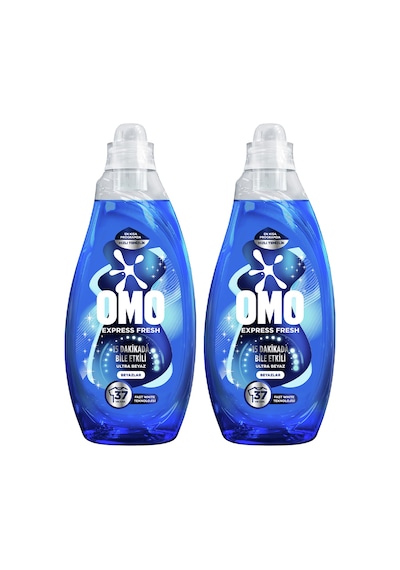 Omo Express Fresh Ultra Beyaz Sıvı Çamaşır Deterjanı 2 x 1480 ML