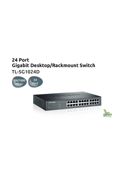 TP-Link Tl Sg1024D 24 Port 1000Mbps Gigabit Switch