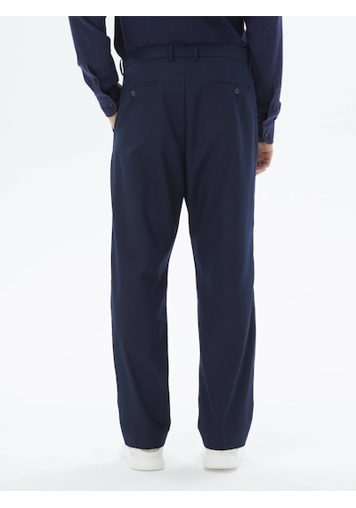 Kip Lacivert Dokuma Casual Pantolon 400053 Lacivert