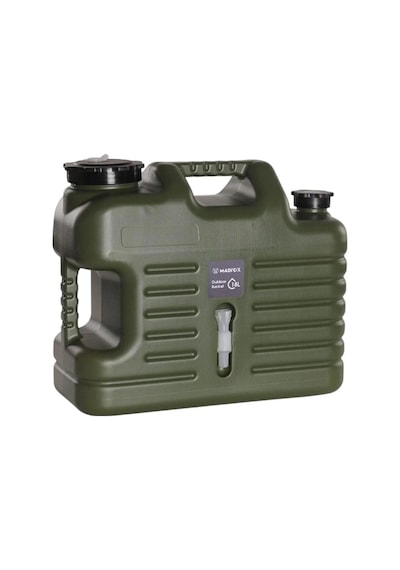 Musluklu Su Bidonu - Madfox Galon Air Pe - 18 Litre - Yeşil - 547309