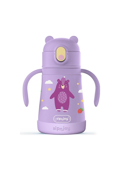 - Sippypals Çocuk Su Termosu 360 Ml - Mor