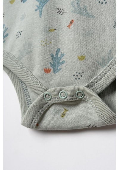 Babycosy Organic Wear Bebek 2li Uzun Kollu Badi %100 Organik Pamuk, Bebek Ve Yenidoğan Serisi - Csy8202 Cream