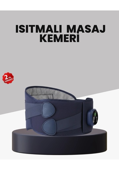 Mey İthalat Titreşimli Masajlı Bel Kemeri Isıtmalı Destekli