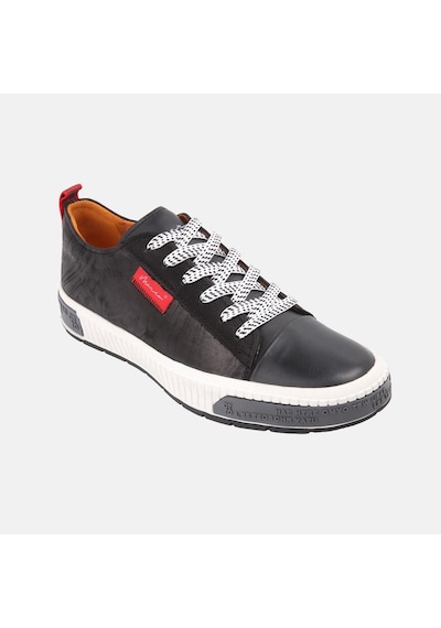 Beverly Hills Polo Club Marcomen 15076 Kalın Taban Deri Erkek Sneakers Ayakkabı Haki