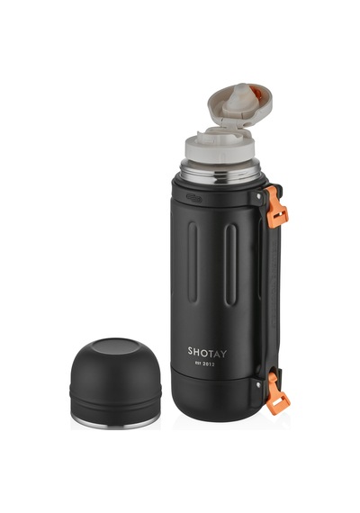 Shotay Take Trıp Unisex Termos 1200 Ml Sht-st-8255-2 Siyah