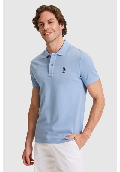 U.s. Polo Assn. Erkek Mavi Tişört Basic 50324998-vr036