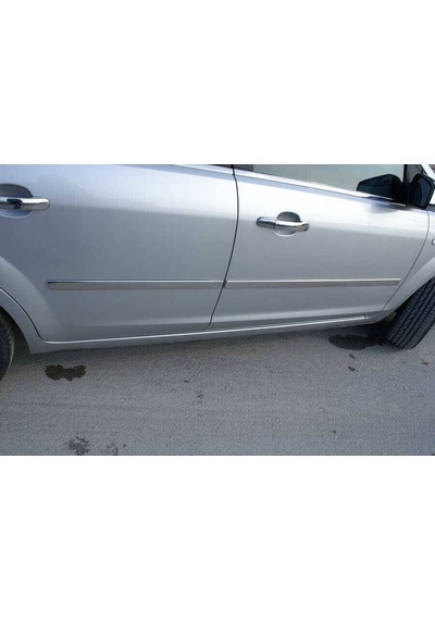 Ford C-max Uyumlu Yan Kapı Çıtası 4 Parça 2003-2010 Paslanmaz Krom