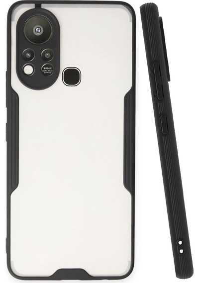 Newface İnfinix Hot 11s Kılıf Platin Silikon Semeglbl - 29 - Siyah