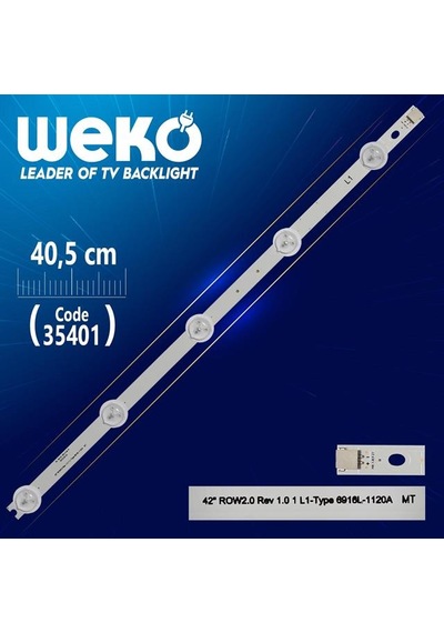 42'' Row2.0 Rev 1.0 1 L1-type 6916l-1120a Mt - 40.5 Cm 5 Ledli - Wk-988 Led Tv Bar