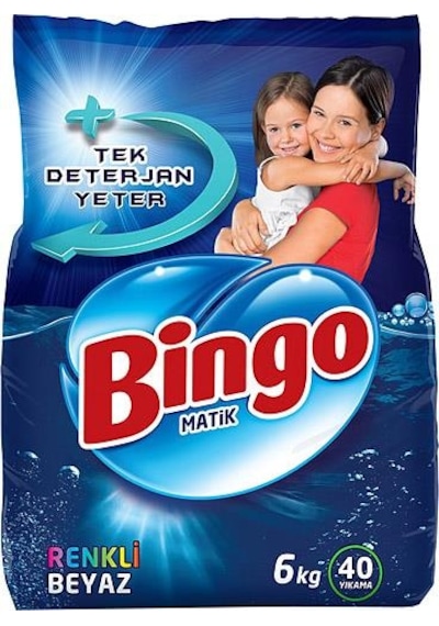 Bingo Matik Renkli Beyaz 6 KG