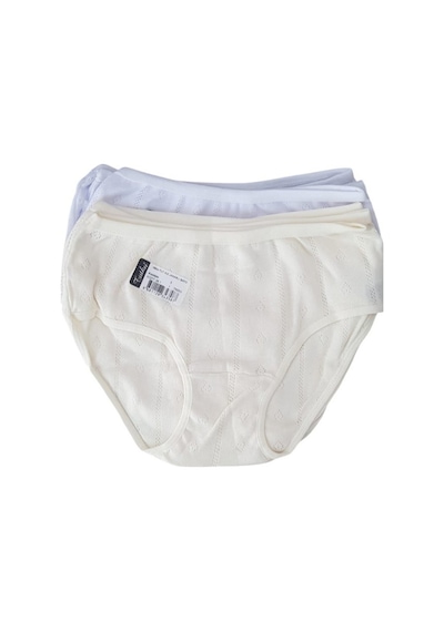 Tutku 0854 Kız Çocuk Jakarlı Bato-slip-külot - 12'li Kombin Çok Renkli