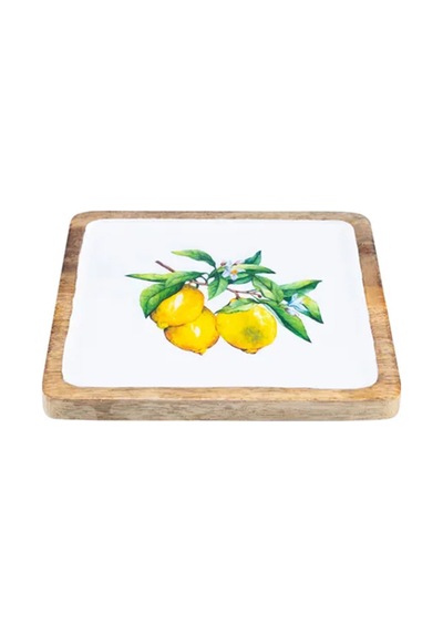Bambum Kangura Limon Kare Tepsi Orta Renkli