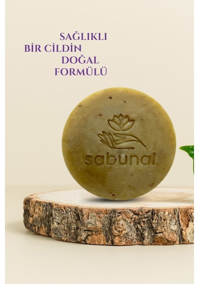 Sabunal Bıttım Sabunu 3 Adet - Cilt Sorunlarına Yönelik - Yoğun Doğal Saç ve Cİlt Bakım Sabunu