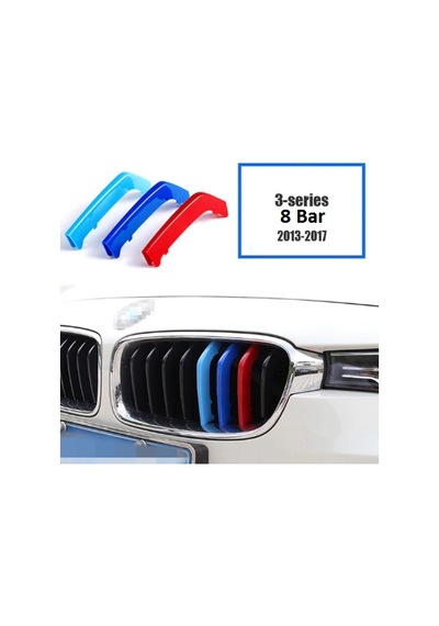 Bmw 3 Series 2013 2017 8 Bar Ön Panjur Böbrek Şeridi Oem Ürün