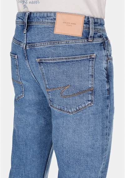 Colin's Colins 042 John Slim Straight Fit Orta Bel Düz Paça Erkek Mavi Jean Pantolon Cl1073528 Q1.v1 Dn44118 Denim