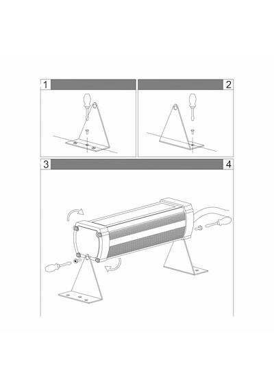 Tunga Aydınlatma Wallwasher Led Projektör 35cm 12w Ip65 24v Rotasyon Ayak Ce Kırmızı
