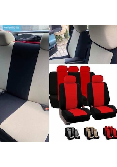 Opel Corsa E Uyumlu Oto Koltuk Kılıfı Ön Arka Set 5 Başlık