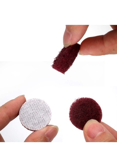 Dremel Için Cırtlı Polisaj Keçesi - 800 Kum - Çap 25Mm - 5 Adet