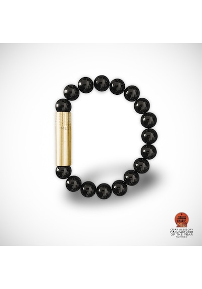 Les Fines Lames Punch Bileklik Brass Oniks - L