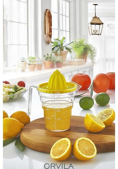 Masterchef Ölçülü Narenciye Sıkacağı 500 Ml. Portakal Sıkacağı Ve Limon Sıkacağı Plastik Diğer
