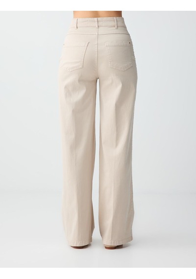 Jimmy Key Jimmy Key Taş Normal Bel İspanyol Paça Dokuma Uzun Pantolon 6sw185482928