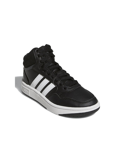 Adidas Hoops Mıd 3.0 K Kadın High Sneaker Siyah Beyaz - Siyah