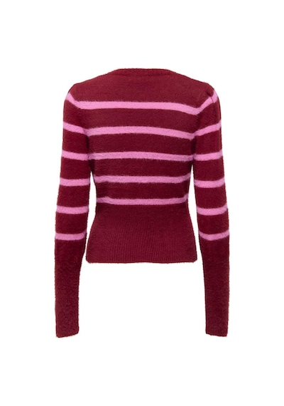 Only Onlpıumo Ls Puff Strıpe O-neck Cc Knt Kırmızı15324211 Kırmızı