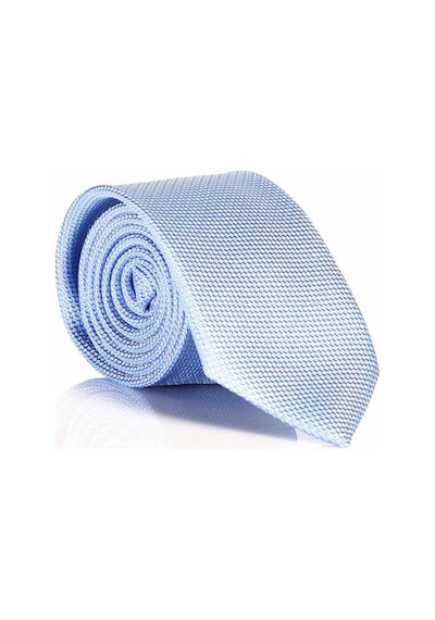 Gaffy Açık Mavi Slim Fit Düz Renk Dokuma Kravat / DDK-10 Açık Mavi