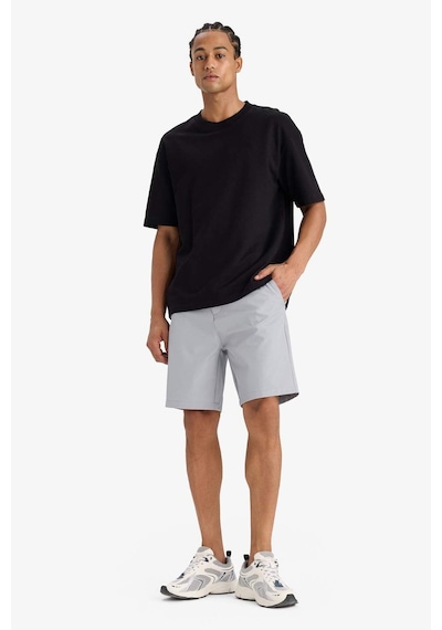 DeFactoFit Standart Fit Sporcu Kısa Paça Dokuma Şort E4137AX25SMGR454