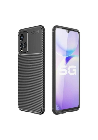 Vivo Y32 Kılıf Zore Negro Silikon Kapak Siyah