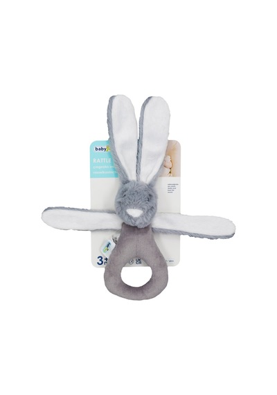 Tutmalı Peluş Mini Tavşan 842 Gri