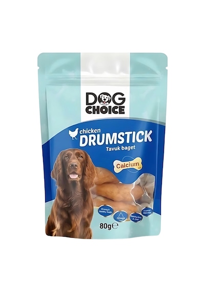 Dog Choice Kalsiyumlu Tavuk Etli Baget Köpek Ödül Maması 80g